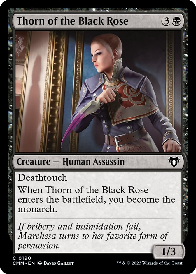 Thorn of the Black Rose 190/451 (Commander Masters) 