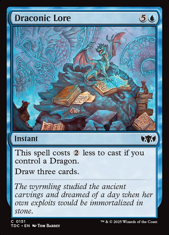 Draconic Lore 151 (Commander: Tarkir: Dragonstorm) 