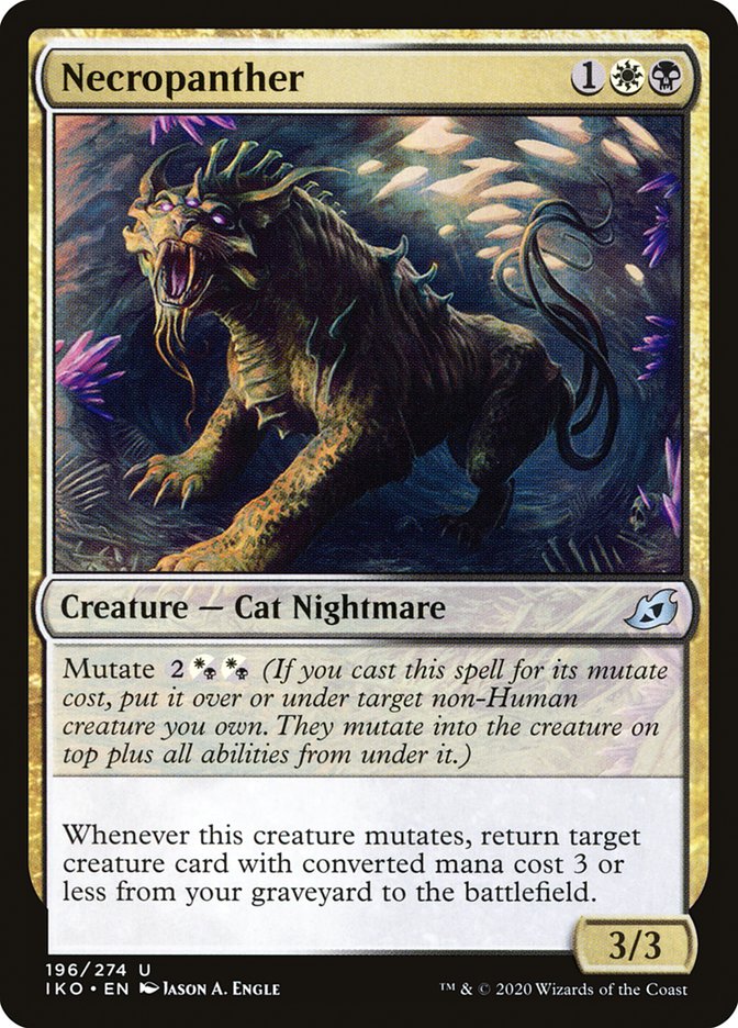 Necropanther 196/274 (Ikoria: Lair of Behemoths)  - Foil