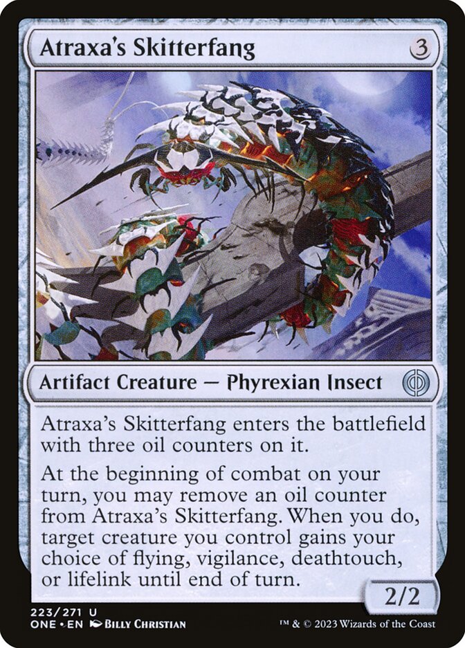 Atraxa's Skitterfang 223/271 (Phyrexia: All Will Be One)  - Foil