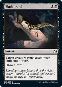 Bladebrand 87/277 (Innistrad: Midnight Hunt)  - Foil