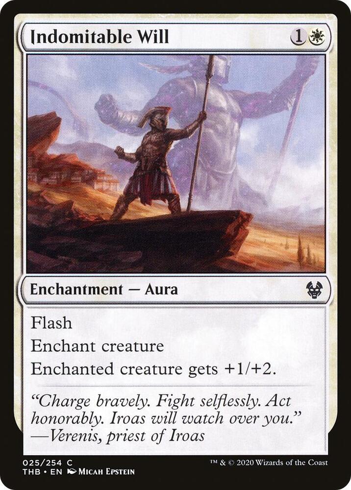 Indomitable Will 25/254 (Theros Beyond Death)  - Foil