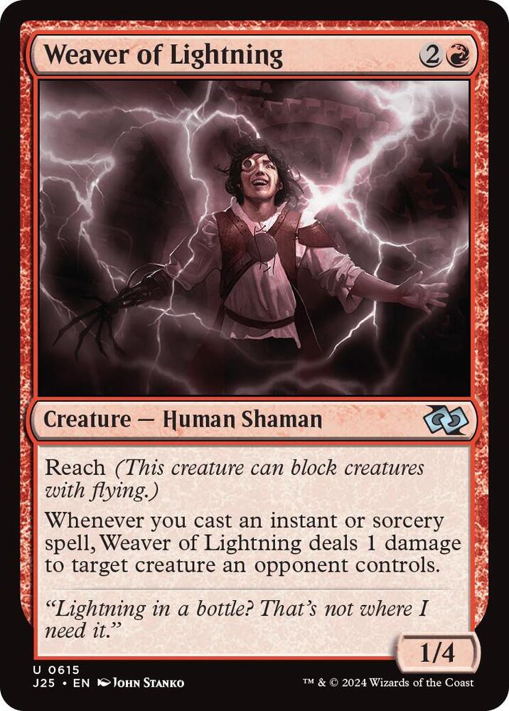 Weaver of Lightning 615/779 (Foundations Jumpstart) 