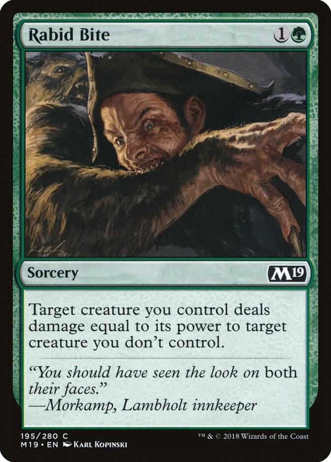 Rabid Bite 195/280 (Core Set 2019) 