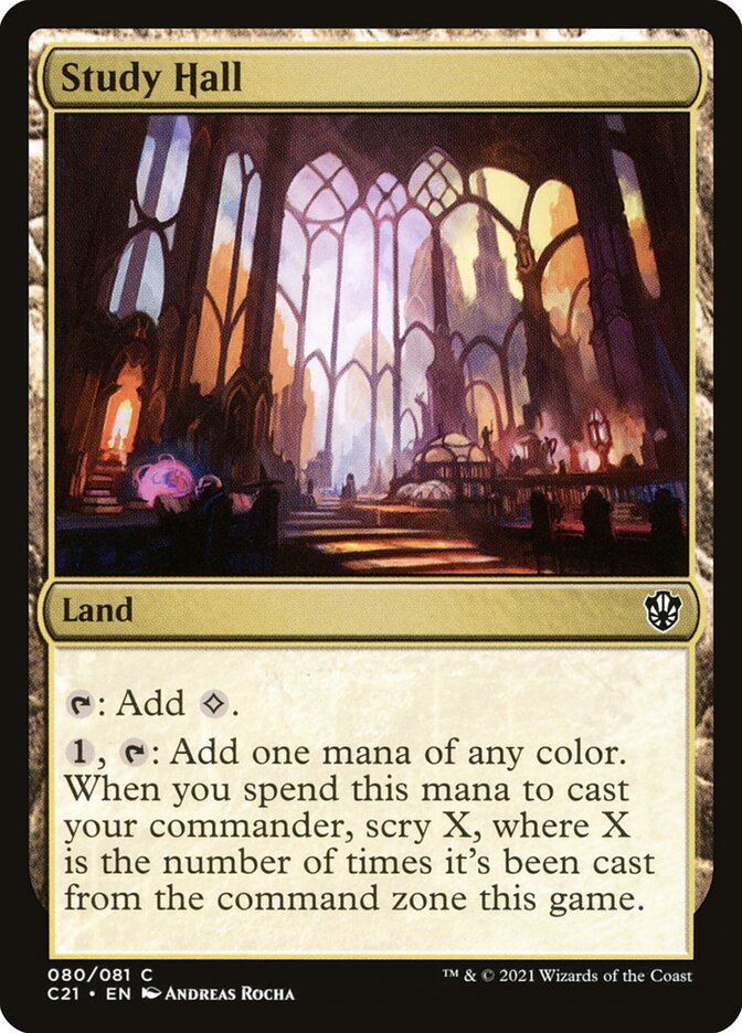 Study Hall 80 (Commander 2021) 