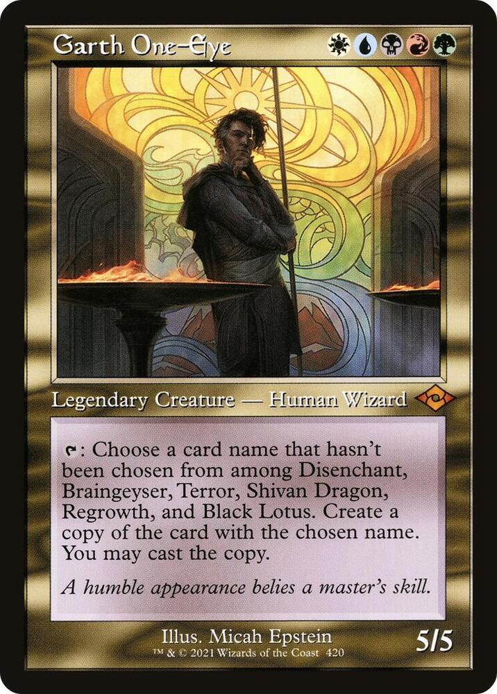 Garth One Eye Retro Frame 420 (Modern Horizons 2) 