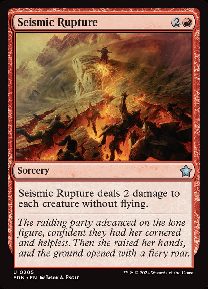 Seismic Rupture 205/291 (Foundations)  - Foil