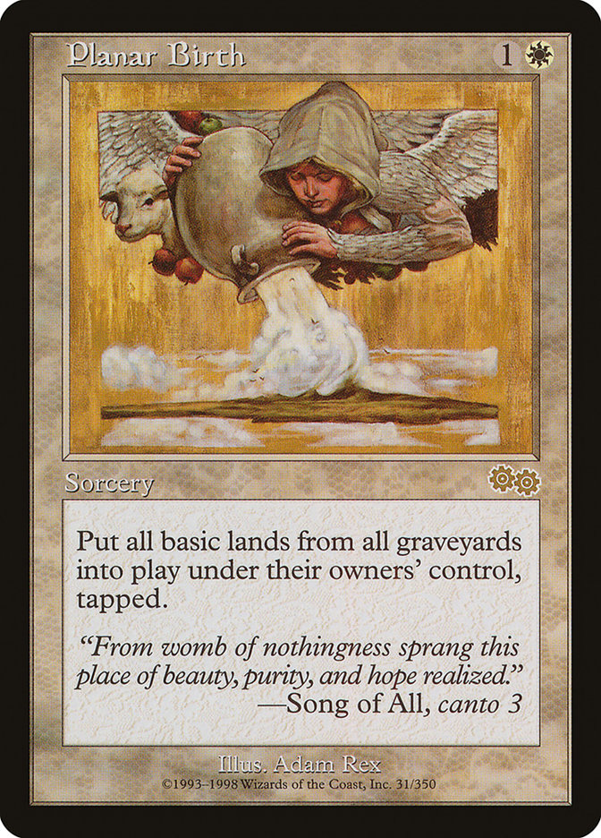 Planar Birth 31/350 (Urza's Saga) 