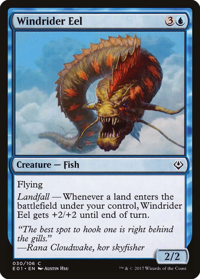 Windrider Eel 30/106 (Archenemy: Nicol Bolas) 