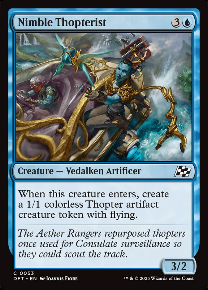 Nimble Thopterist 53/291 (Aetherdrift)  - Foil