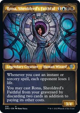 Rona Sheoldreds Faithful Showcase 315/281 (Dominaria United)  - Foil