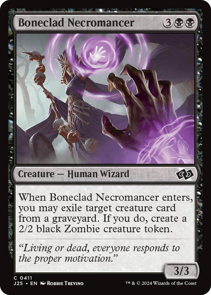 Boneclad Necromancer 411/779 (Foundations Jumpstart) 