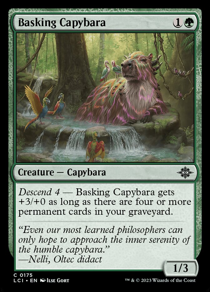 Basking Capybara 175/291 (The Lost Caverns of Ixalan) 