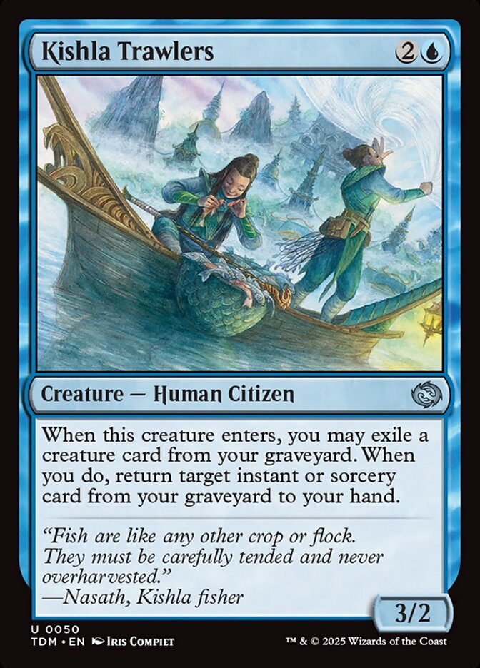 Kishla Trawlers 50/291 (Tarkir: Dragonstorm)  - Foil