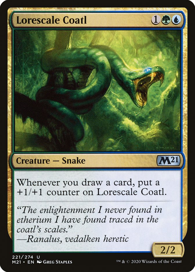 Lorescale Coatl 221 (Core Set 2021) 