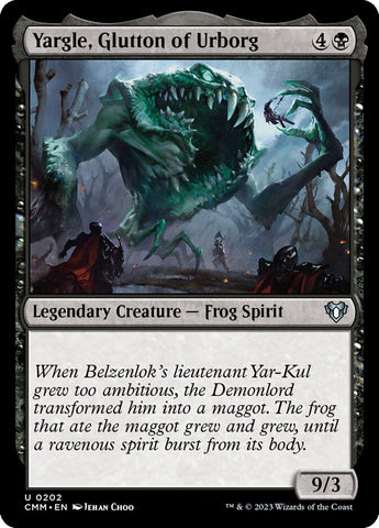Yargle, Glutton of Urborg 202/451 (Commander Masters) 
