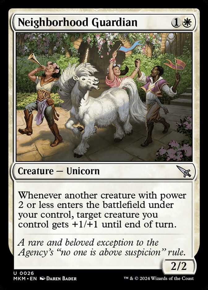 Neighborhood Guardian 26/286 (Murders at Karlov Manor)  - Foil