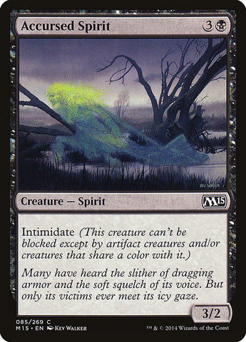 Accursed Spirit 85/269 (Magic 2015 (M15)) 