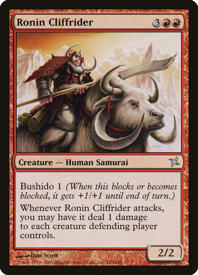 Ronin Cliffrider 116/165 (Betrayers of Kamigawa)  - Foil