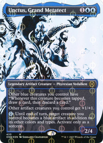 Unctus, Grand Metatect 433 (Phyrexia: All Will Be One)  - Borderless Compleat Foil