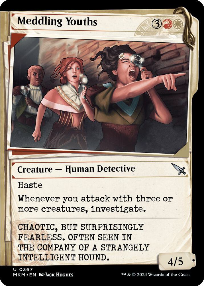 Meddling Youths 367/286 (Murders at Karlov Manor)  - Showcase Foil