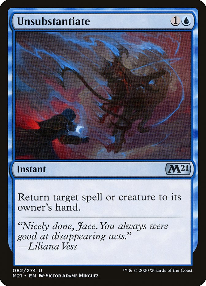 Unsubstantiate 82 (Core Set 2021)  - Foil