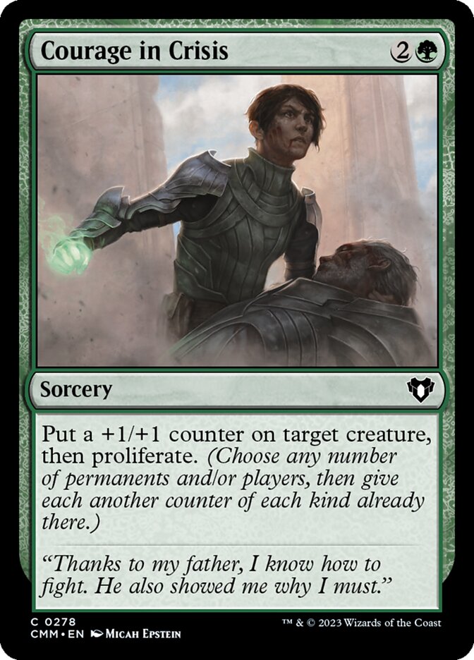 Courage in Crisis 278/451 (Commander Masters)  - Foil