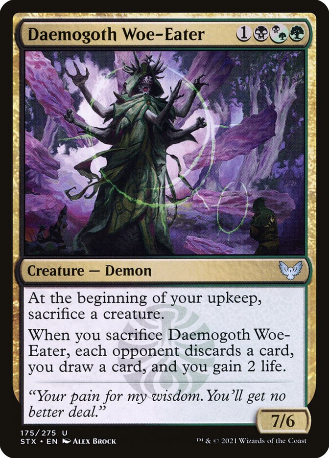Daemogoth Woe-Eater 175 (Strixhaven: School of Mages) 