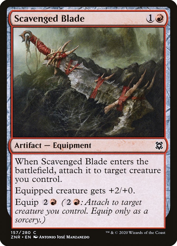 Scavenged Blade 157/280 (Zendikar Rising)  - Foil