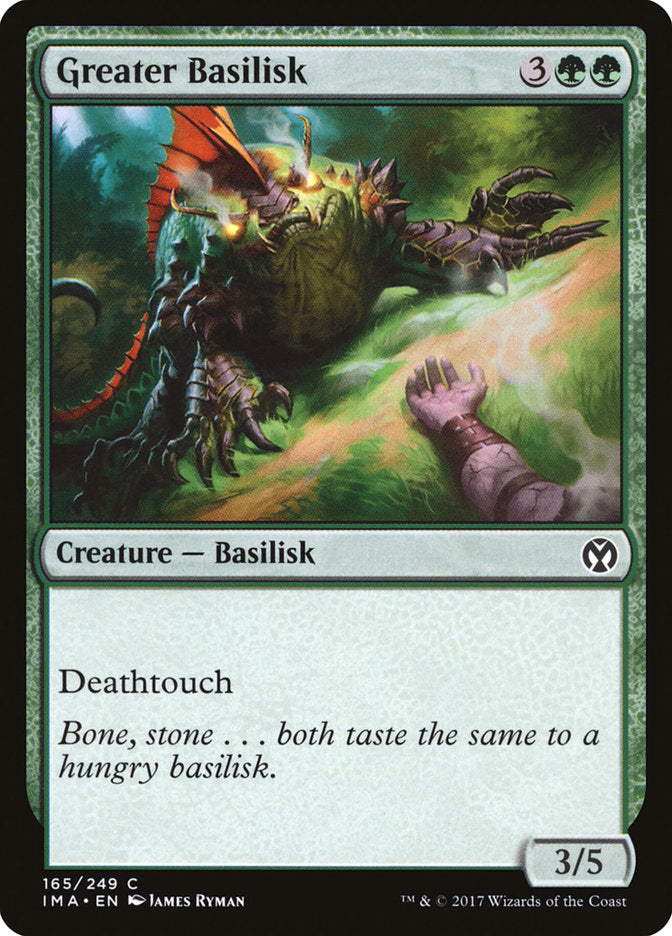 Greater Basilisk 165/249 (Iconic Masters) 