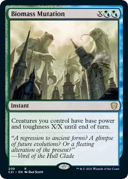Biomass Mutation 209/81 (Commander 2021) 