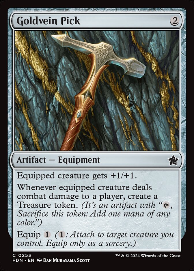 Goldvein Pick 253 (Foundations)  - Foil