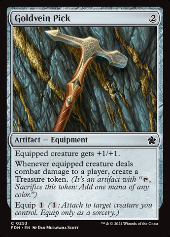 Goldvein Pick 253 (Foundations)  - Foil