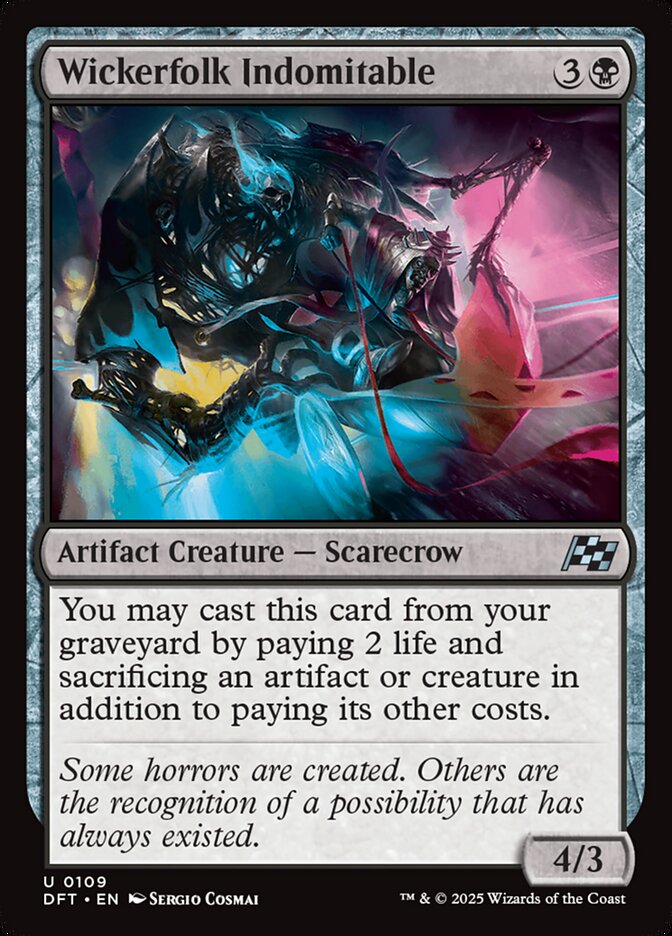 Wickerfolk Indomitable 109/291 (Aetherdrift) 