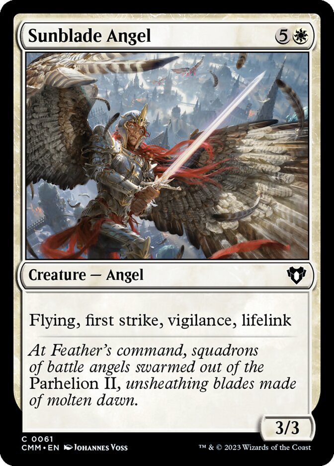 Sunblade Angel 61 (Commander Masters) 