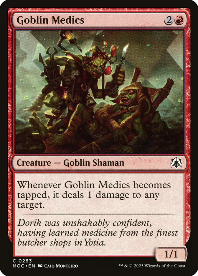 Goblin Medics 283/444 (Commander: March of the Machine) 
