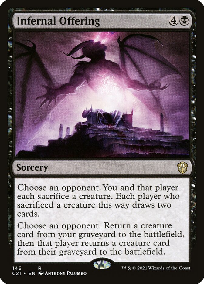Infernal Offering 146/81 (Commander 2021) 