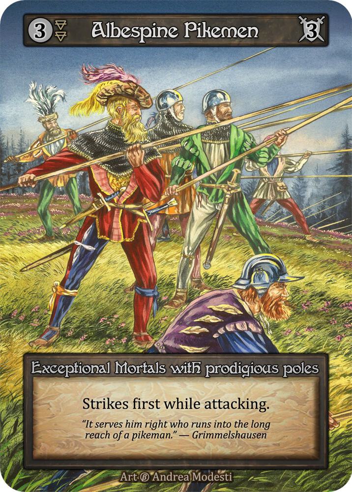 Albespine Pikemen  (Beta) 