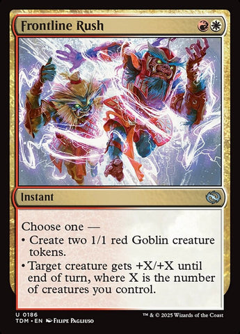 Frontline Rush 186 (Tarkir: Dragonstorm)  - Foil