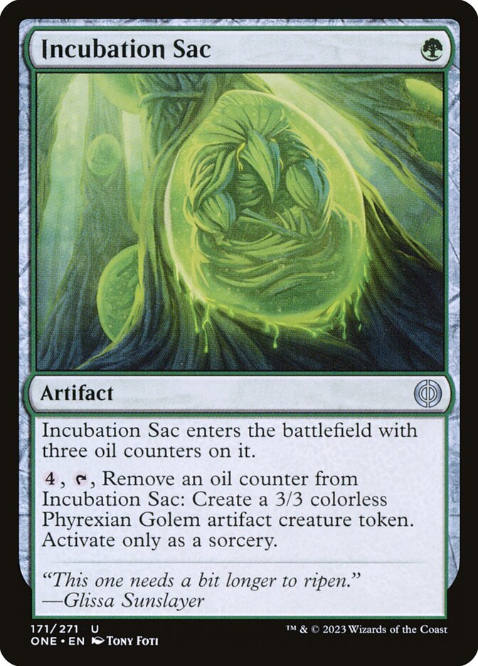 Incubation Sac 171 (Phyrexia: All Will Be One) 