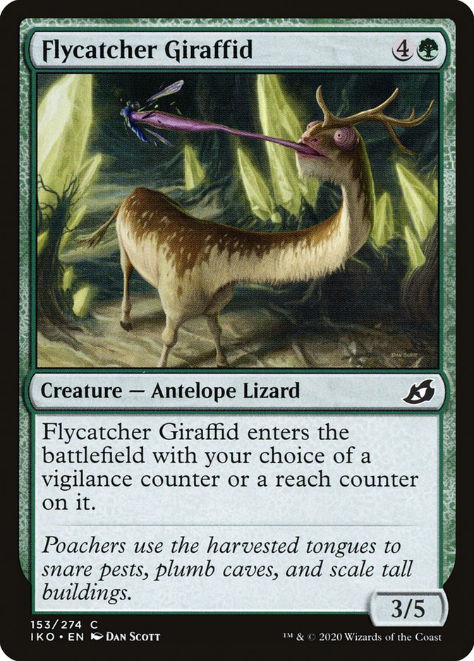 Flycatcher Giraffid 153/274 (Ikoria: Lair of Behemoths)  - Foil