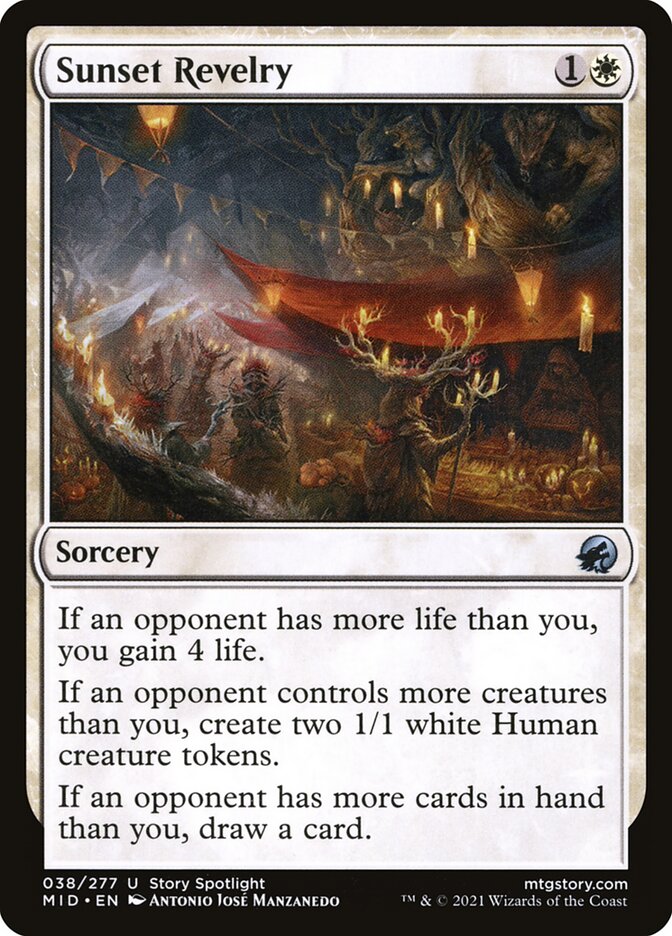 Sunset Revelry 38/277 (Innistrad: Midnight Hunt) 