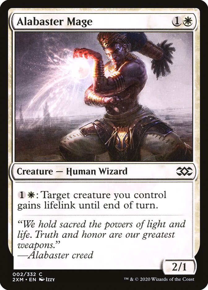 Alabaster Mage 2/332 (Double Masters)  - Foil