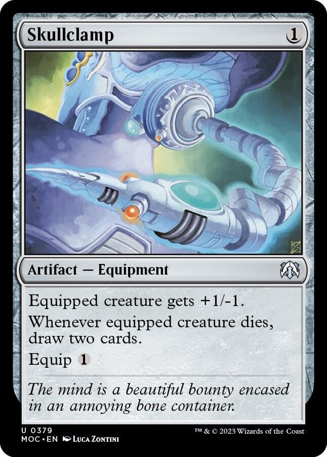 Skullclamp 379 (Commander: March of the Machine) 