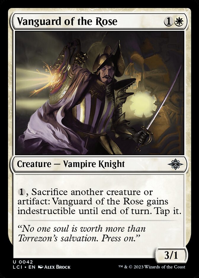 Vanguard of the Rose 42/291 (The Lost Caverns of Ixalan)  - Foil