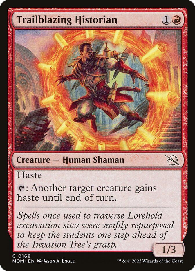 Trailblazing Historian 168/291 (March of the Machine)  - Foil