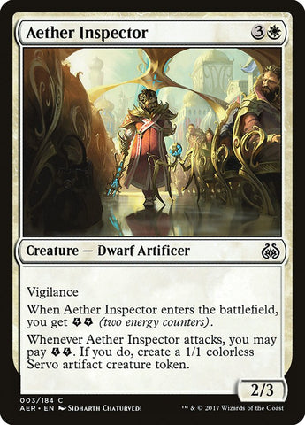Aether Inspector 3/184 (Aether Revolt) 