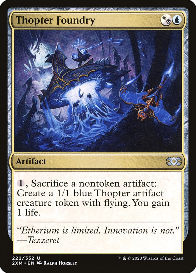 Thopter Foundry 222/332 (Double Masters)  - Foil