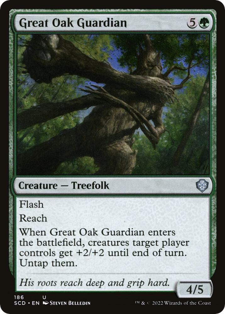 Great Oak Guardian 186/352 (Starter Commander Decks) 
