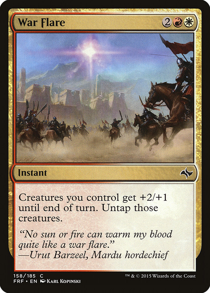 War Flare 158/185 (Fate Reforged) 
